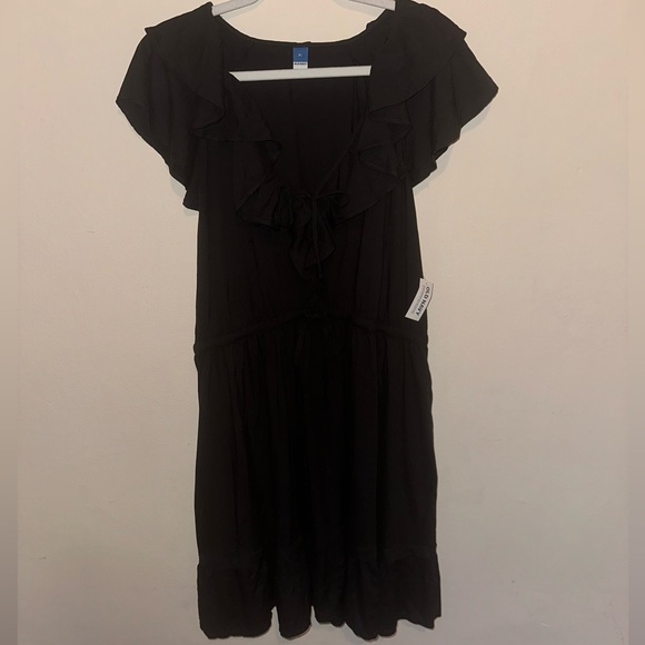 Black Ruffle Sundress - Picture 2 of 8